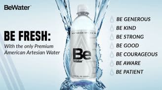 Be Water Challenges Commodity Perception of Bottled Water Through Natural Sourcing and Taste Differentiation