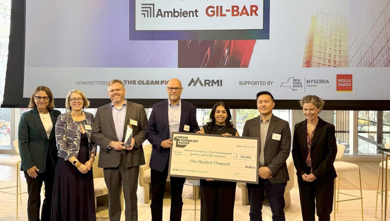 Ambient and Partners Recognized in $10M Empire Technology Prize for Clean Heating Innovation