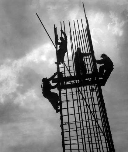 Historic Bay Bridge Construction Captured Through Lens of Master Photographer A. Aubrey Bodine