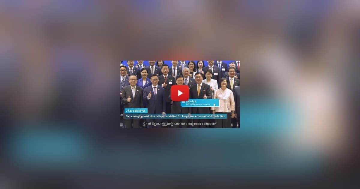 Hong Kong Delegation Strengthens Ties with Central Asia, Secures 96 Agreements