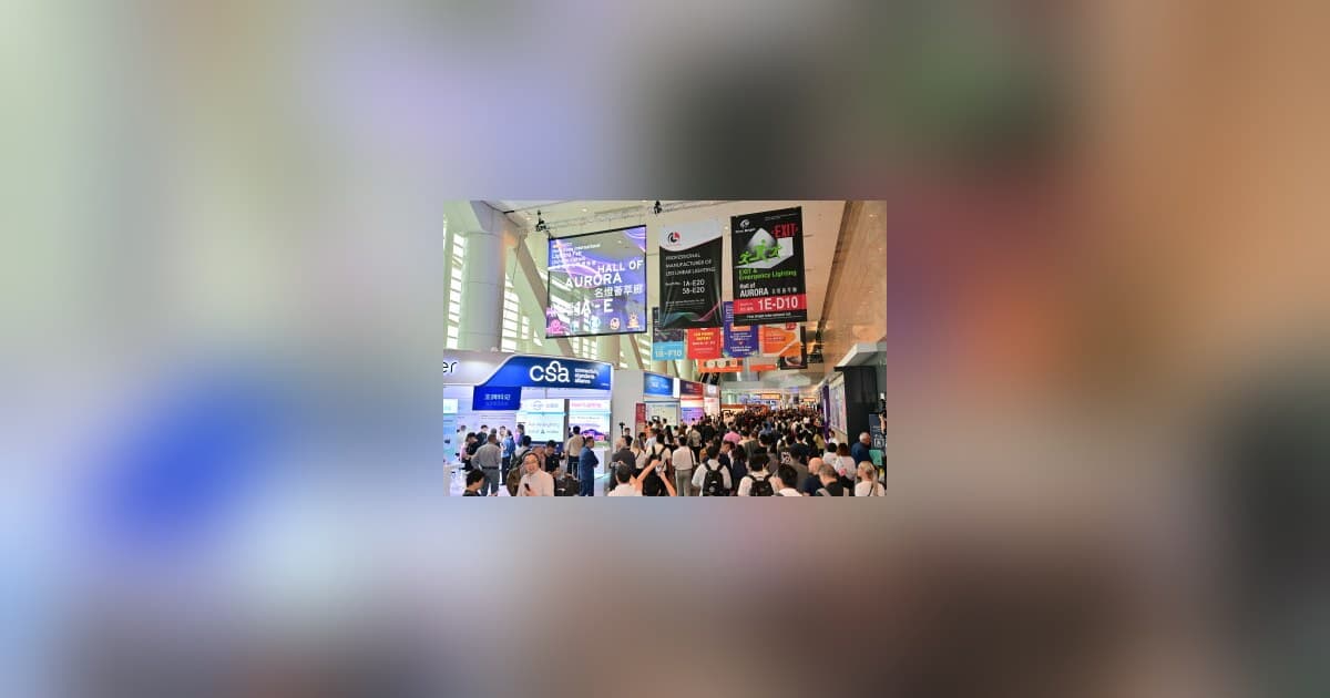 Hong Kong Twin Lighting Fairs to Spotlight Smart, Sustainable Lighting Solutions