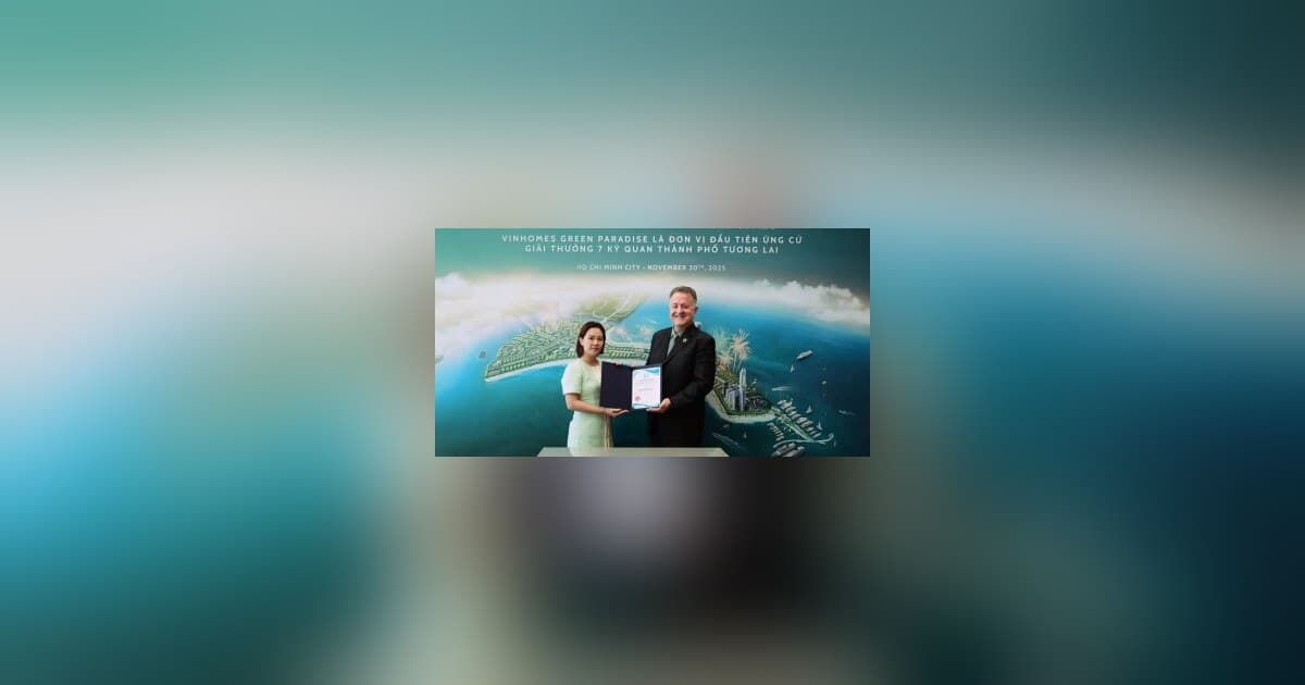 Vinhomes Green Paradise Named First Official Participant in New7Wonders '7 Wonders of Future Cities' Campaign