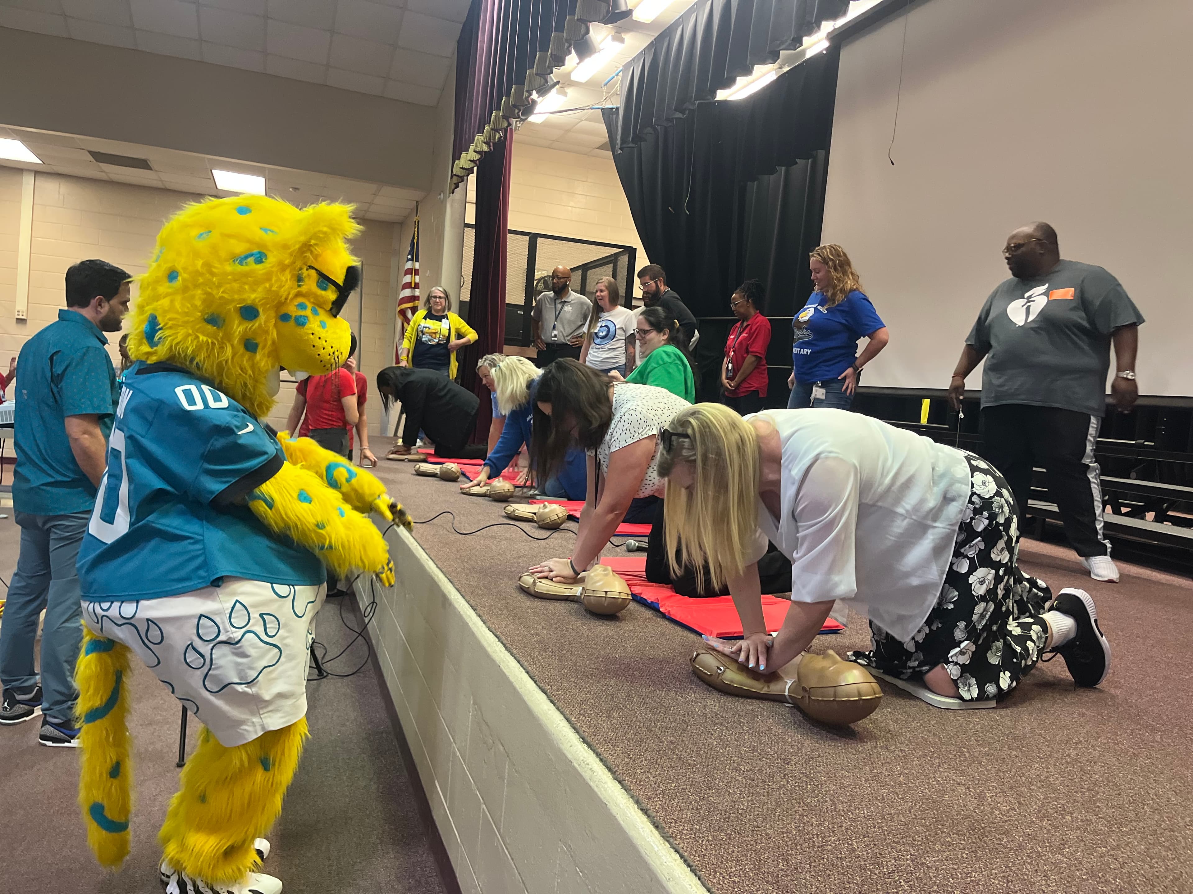 Jaguars Foundation Equips 12 Duval County Schools with Lifesaving CPR Training