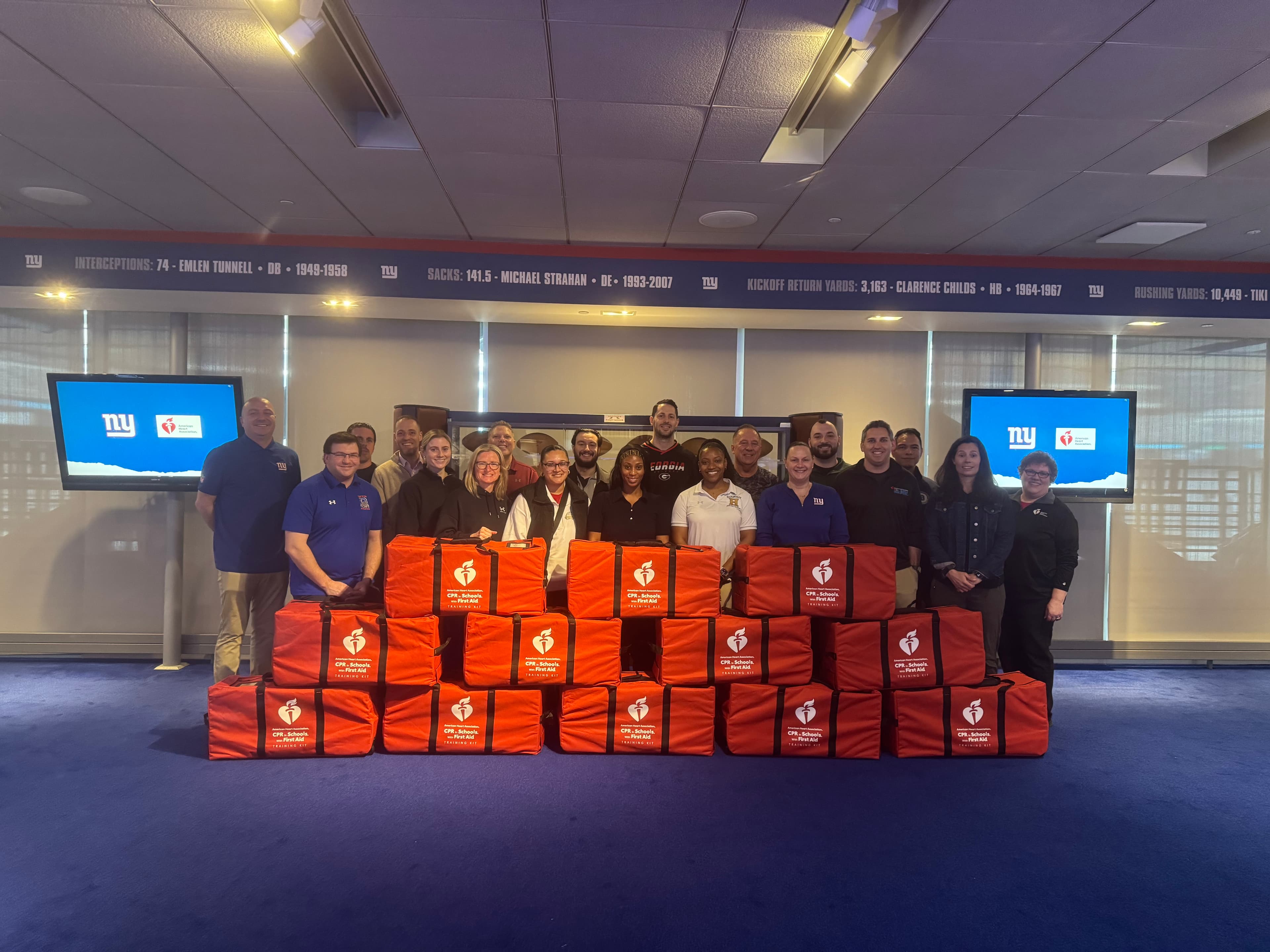 Giants Foundation Equips 12 Schools with Life-Saving CPR and AED Training Resources