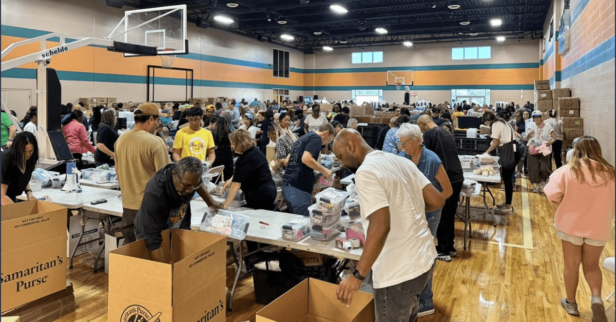 Las Vegas Volunteers Pack 15,519 Shoebox Gifts for Global Children Through Operation Christmas Child