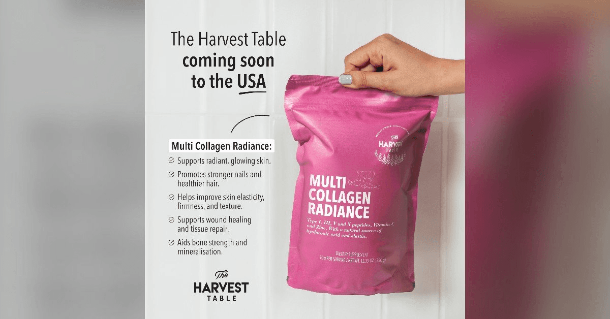 South African Wellness Brand The Harvest Table Prepares U.S. Market Entry with Focus on Clean-Label Collagen Products