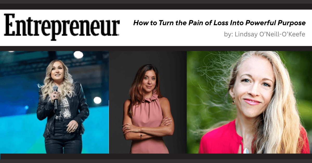 Entrepreneur Article Profiles Women Transforming Personal Loss into Business Leadership