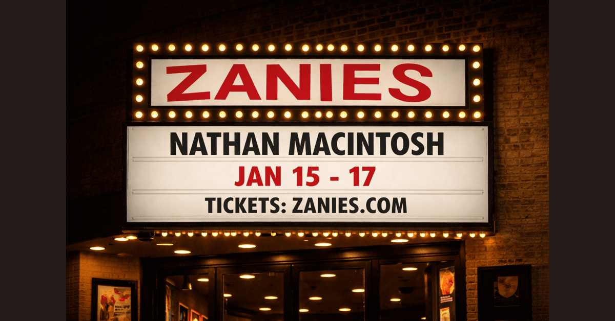 Nathan Macintosh Returns to Zanies Chicago for Limited Five-Show Engagement