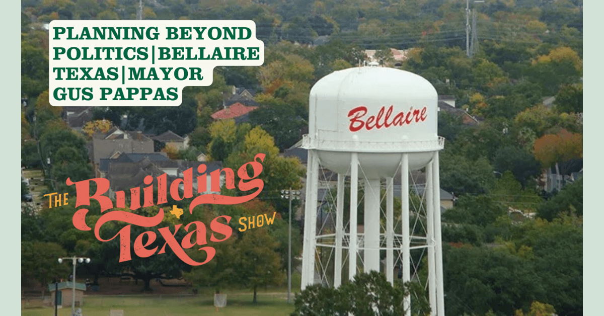 Bellaire Mayor Discusses Governance Philosophy and $110 Million Flood Mitigation Project in Building Texas Show Interview