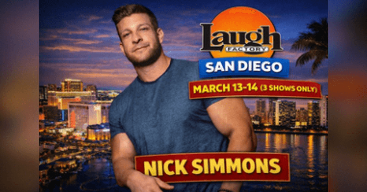 Nick Simmons to Headline Three Shows at Laugh Factory San Diego in March