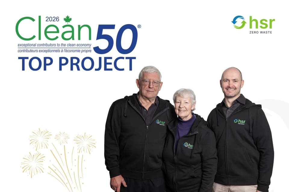 HSR Zero Waste Receives Clean50 Top Project Award for Convention Centre Transformation