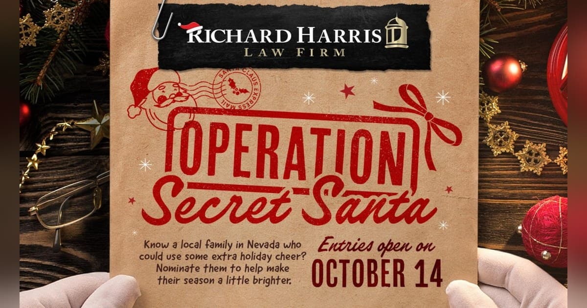 Richard Harris Law Firm Opens Nominations for 2026 Operation Secret Santa