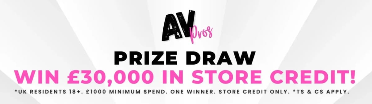 AV Pros Launches £30,000 Store Credit Prize Draw for High-Value Customers