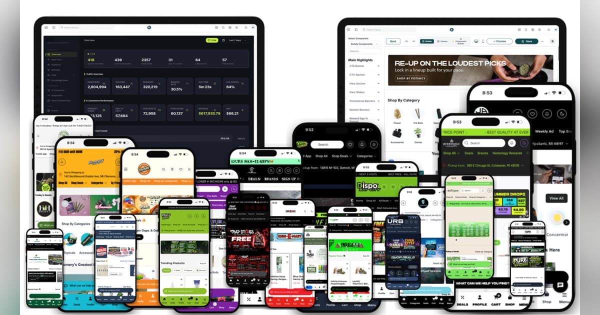 Buddy Cannabis Ecommerce Platform Reaches 300 Storefronts, Extends POSaBIT Pay to Online Checkout