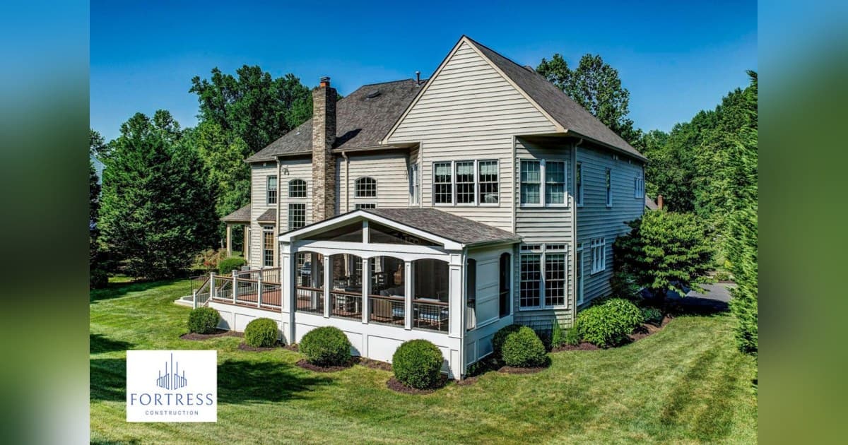 Fortress Construction Expands Turnkey Screened Porch Services Across Northern Virginia