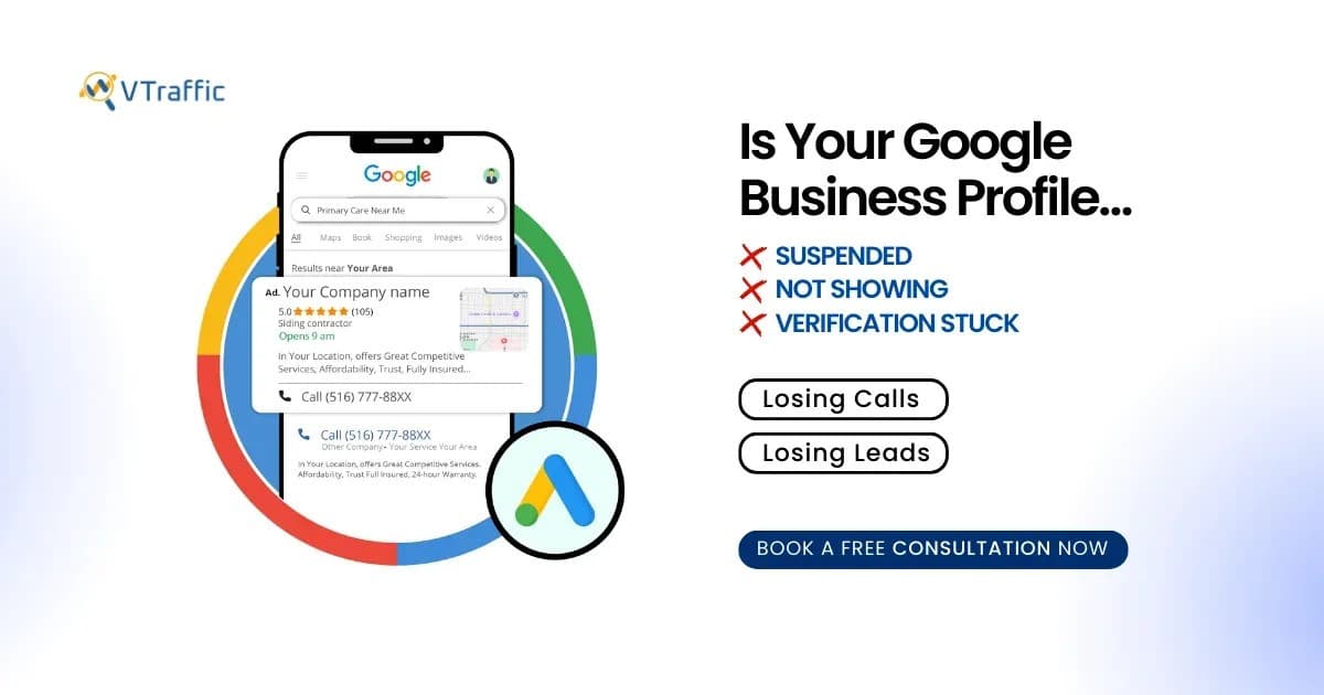 VTraffic.io Assists Local Businesses with Google Business Profile Suspensions and Optimization