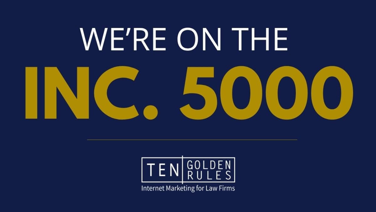 Ten Golden Rules Recognized on 2025 Inc. 5000 List for Exceptional Growth