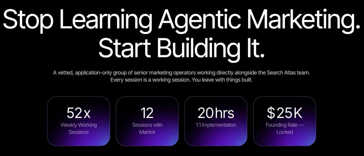 Search Atlas Launches Agentic Marketing Mastermind Program for Agency Transformation