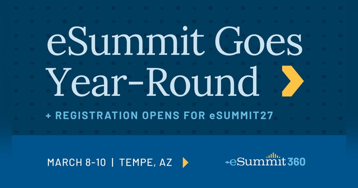 SERI Expands eSummit to Year-Round Program, Opens Registration for eSummit27