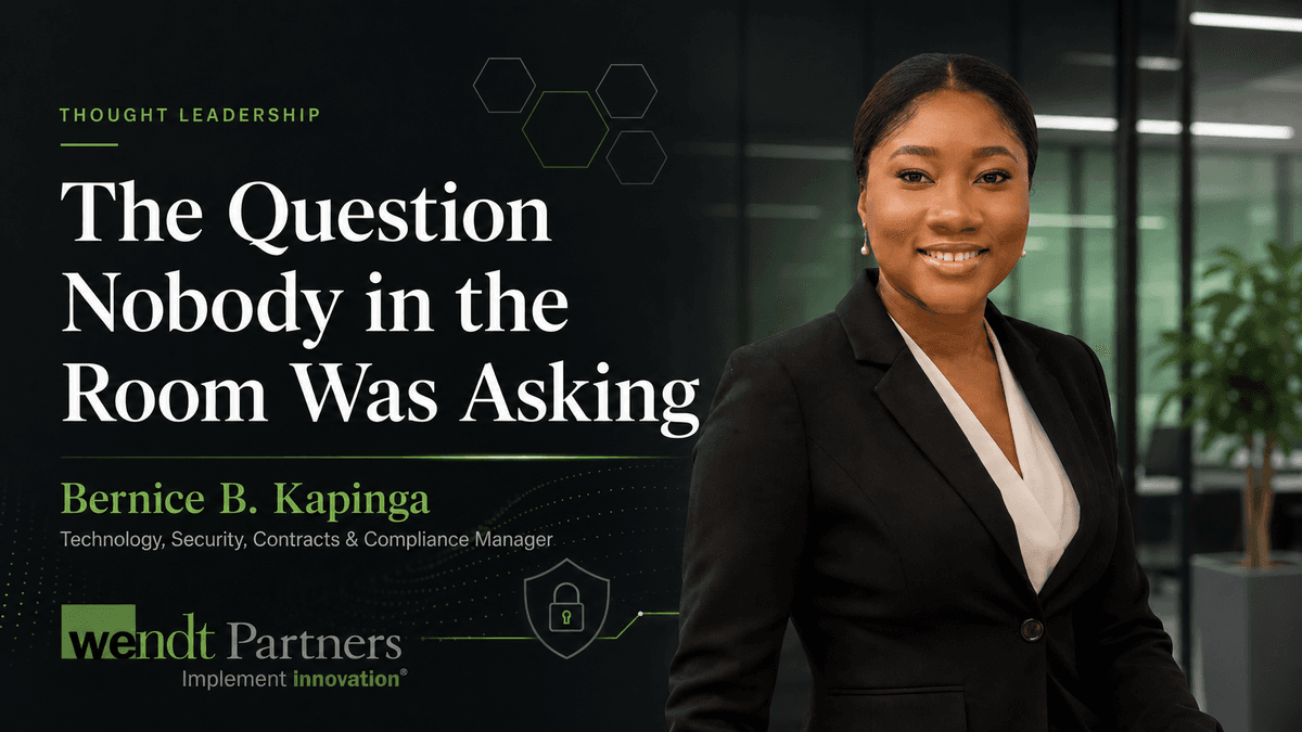Wendt Partners' Bernice Kapinga to Speak at Legal Careers Workshop Following Security Milestones
