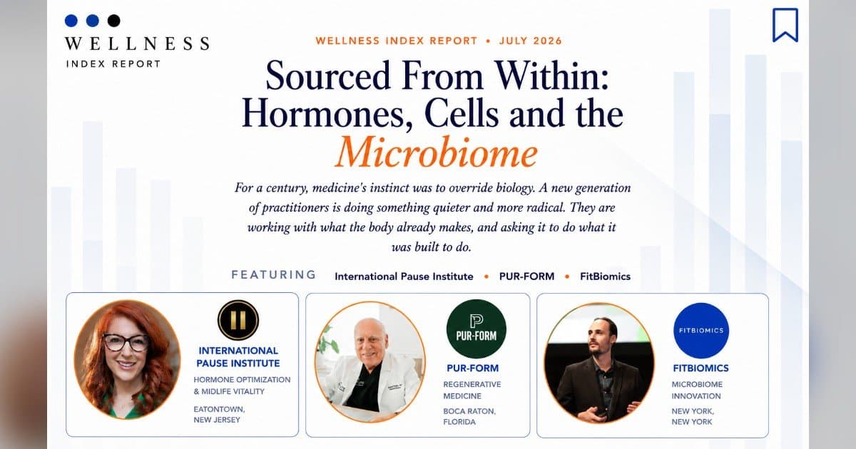 July Wellness Index Report Highlights Shift Toward Working with Body's Own Biology