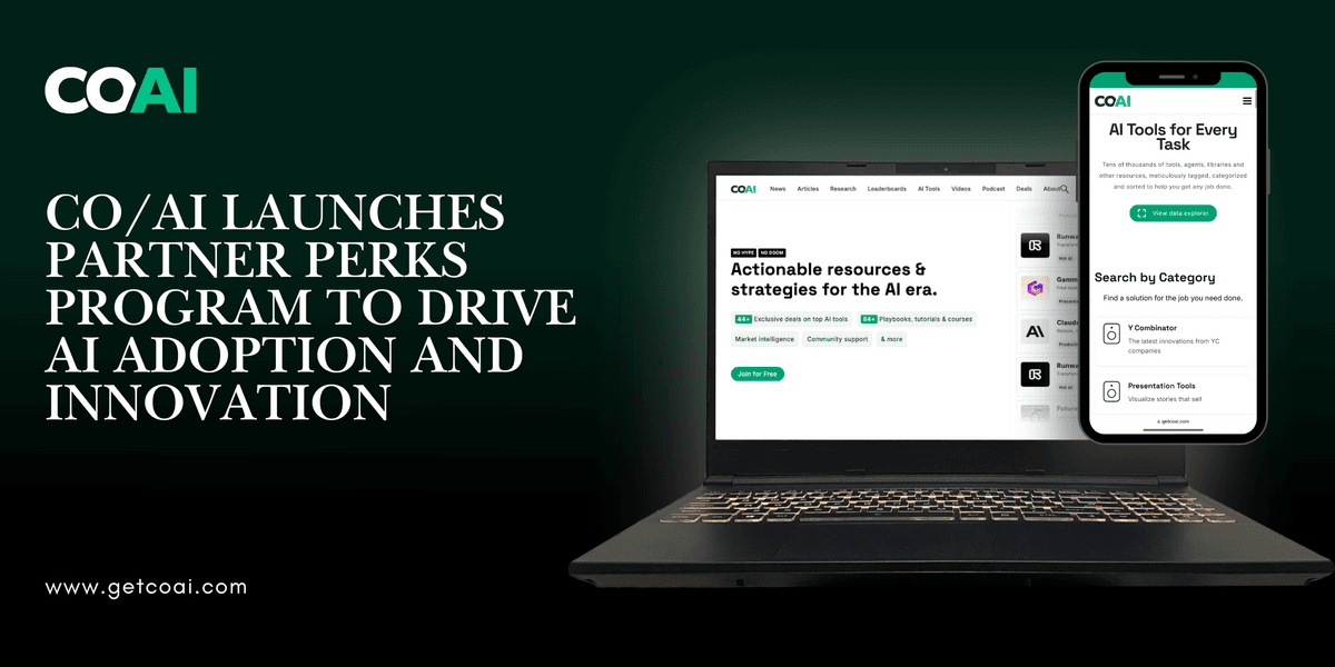 CO/AI Launches Partner Perks Program to Simplify AI Technology Adoption for Businesses