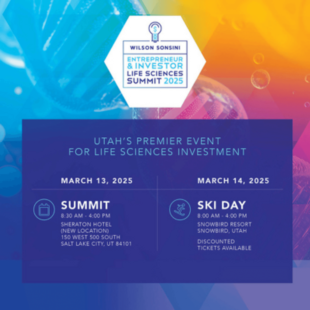 Utah's Life Sciences Summit to Spotlight Innovation and Investment Opportunities