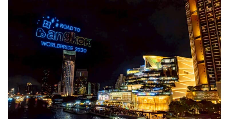 ICONSIAM’s Historic Rainbow Drone and Fireworks Show Reinforces Thailand’s Bid to Host World Pride 2030