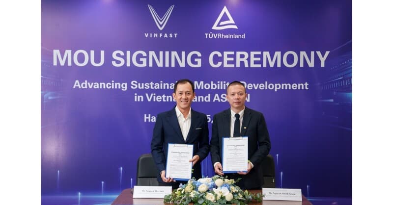VinFast Partners with TÜV Rheinland to Boost Automotive Testing Capabilities in Vietnam