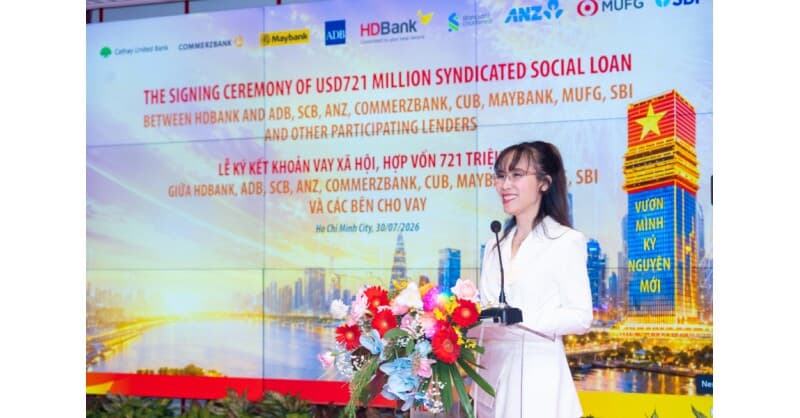HDBank Secures Record US$721 Million International Syndicated Social Loan in Vietnam
