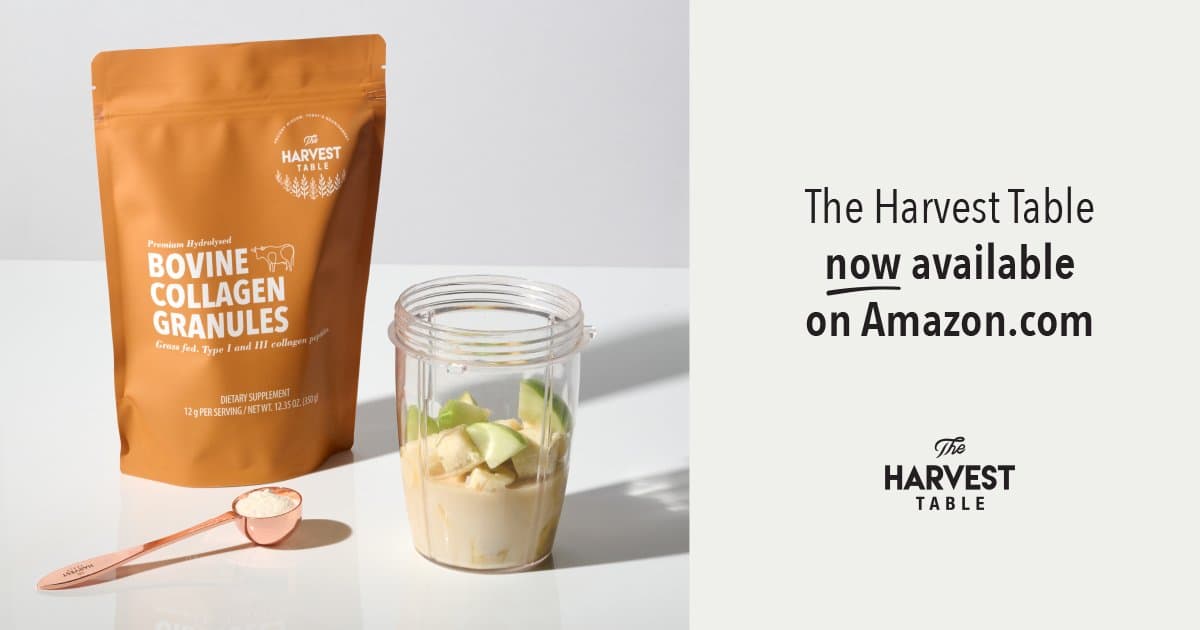 The Harvest Table Bovine Collagen Granules Now Available on Amazon, Expanding Access to Clean-Label Nutrition