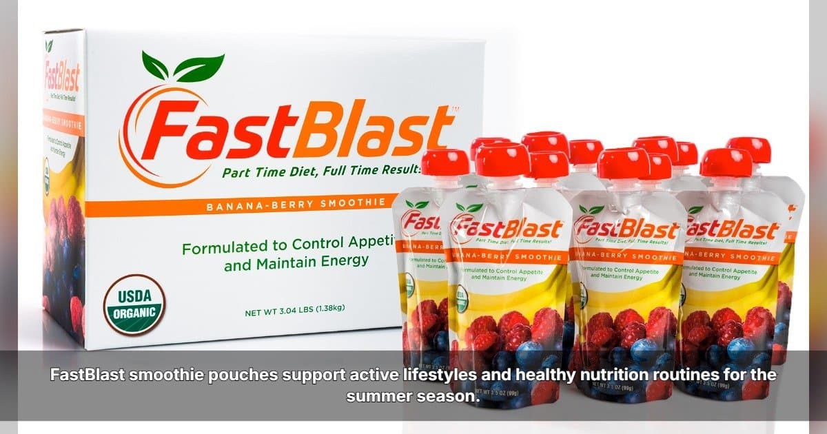 FastBlast Promotes Plant-Based Nutrition for Spring and Summer Wellness
