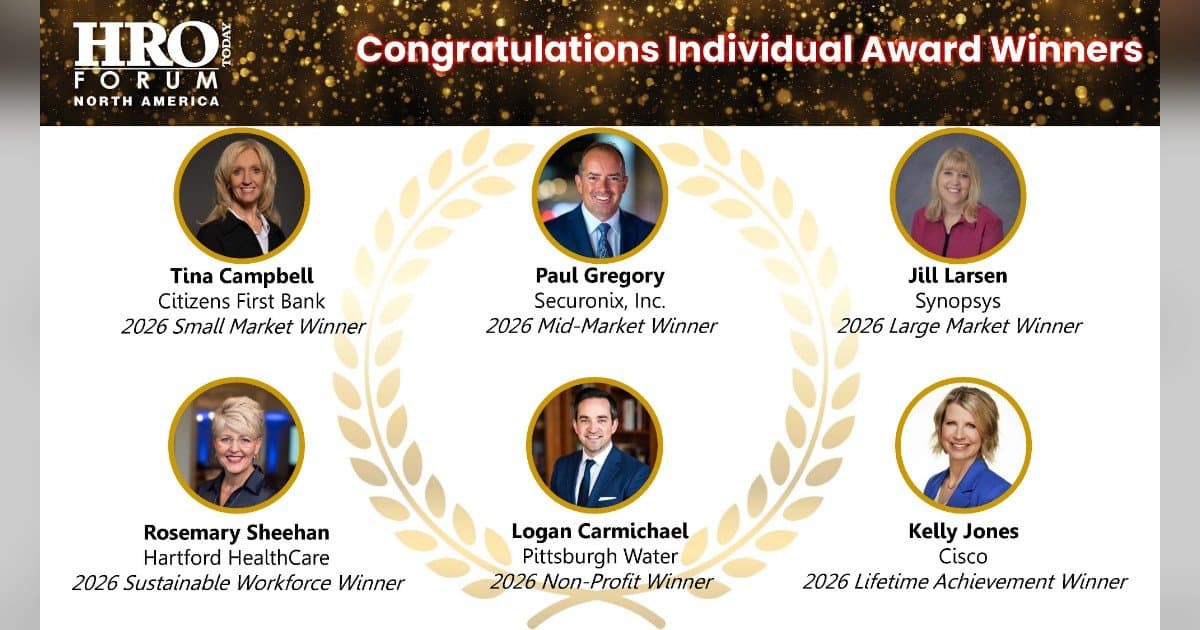 HRO Today Honors 2026 CHRO of the Year Award Winners at North America Forum
