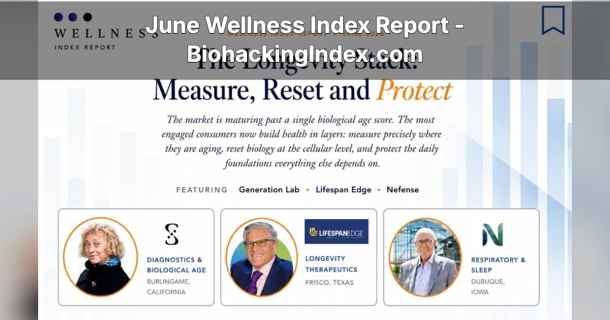 Wellness Index Report Reveals Shift from Longevity to Quality of Life in Consumer Health Priorities