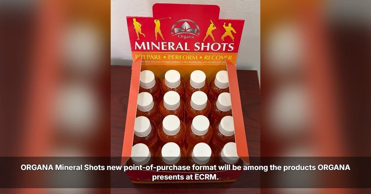 ORGANA International Set to Showcase New Mineral Shots at ECRM Session
