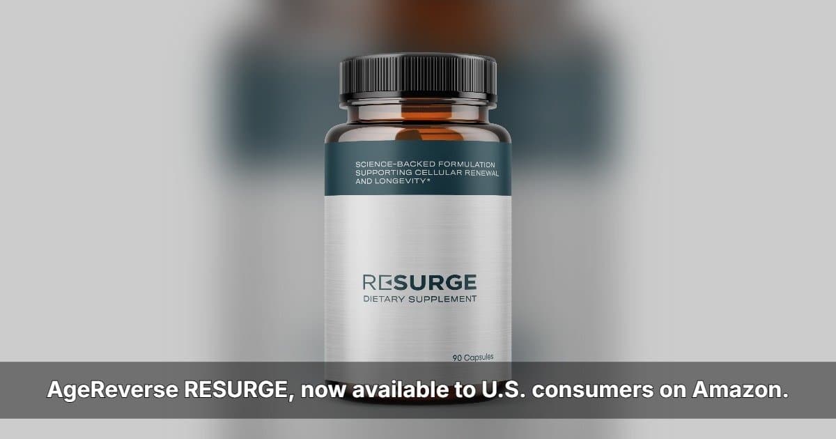 AgeReverse to Introduce RESURGE Longevity Supplement to U.S. Retail Buyers at ECRM Session