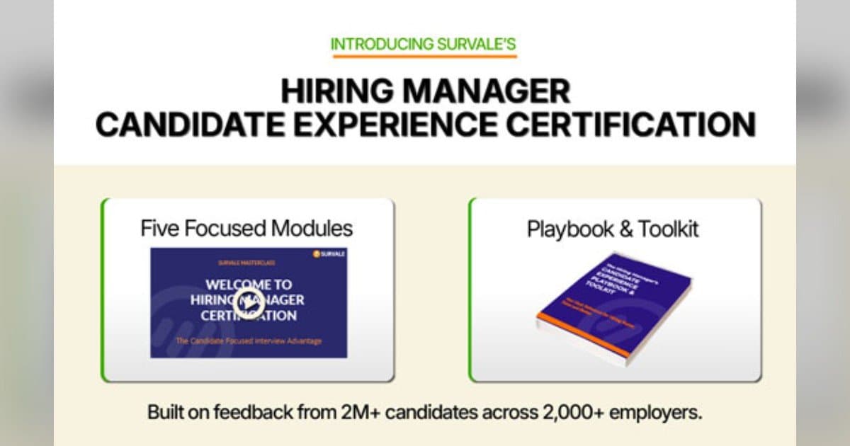 Survale Launches Data-Driven Hiring Manager Certification to Improve Candidate Experience