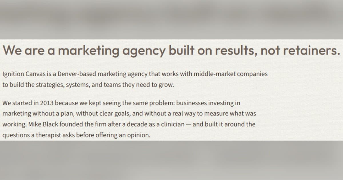 Denver Marketing Firm Paige Black Rebrands as Ignition Canvas to Emphasize Unbiased Analytical Approach