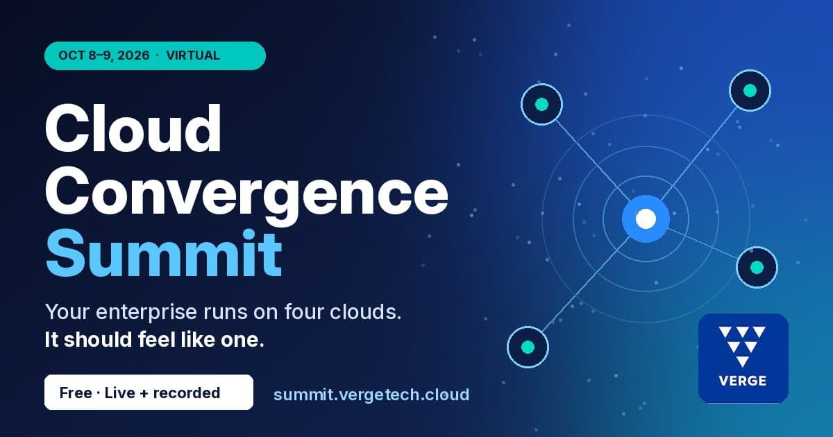 Verge Technologies Unveils Cloud Convergence Summit to Unify Fragmented Multi-Cloud Estates