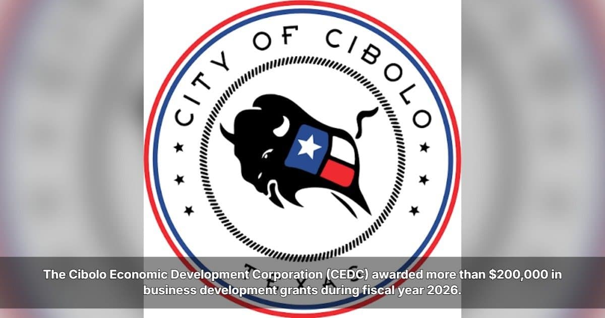 Cibolo EDC Awards $200,000 in Grants, Consolidates Programs for FY2027