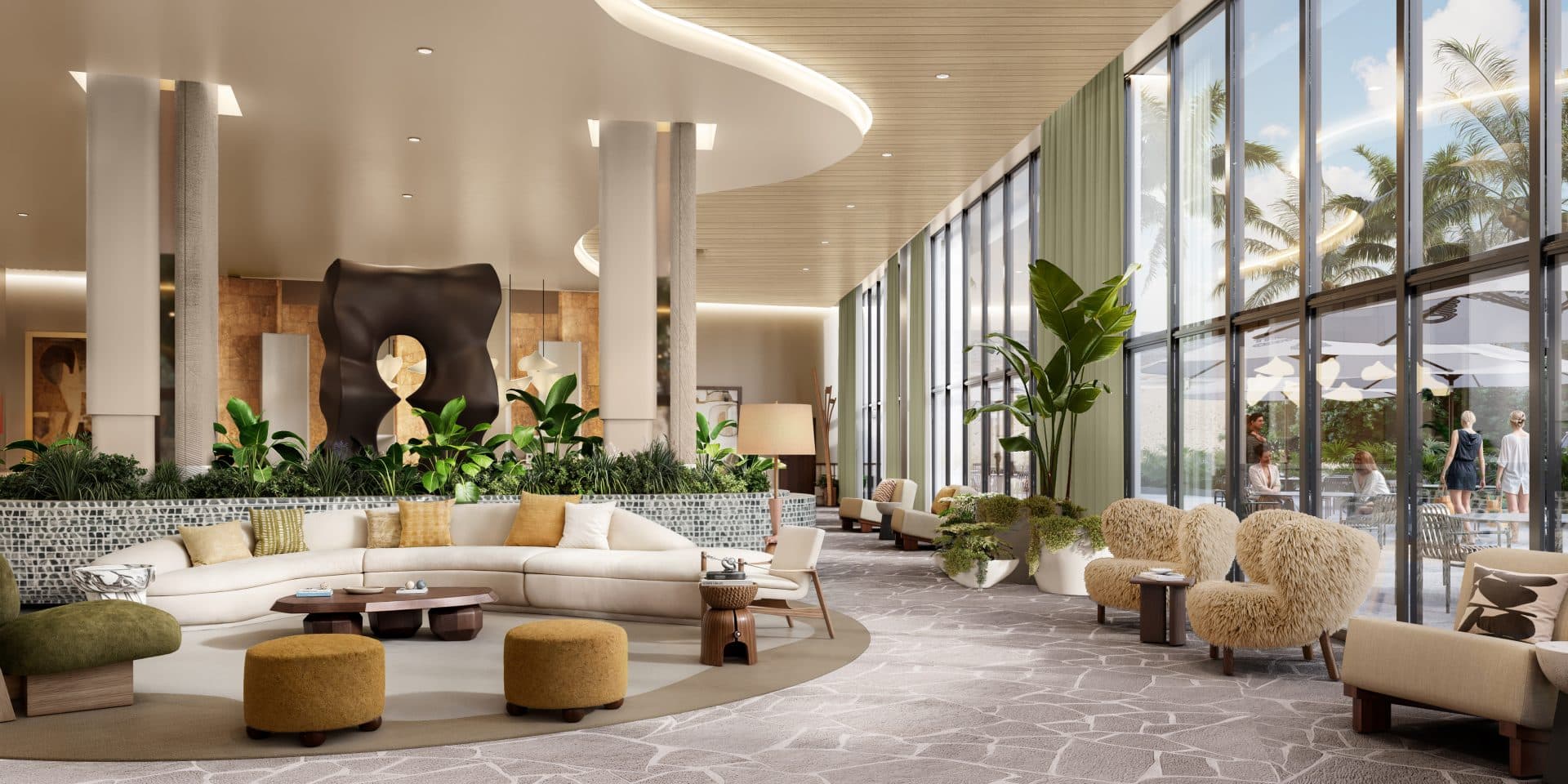 Midtown Park Residences by Proper Reveals Meyer Davis-Designed Public Spaces in Transformative Miami Development