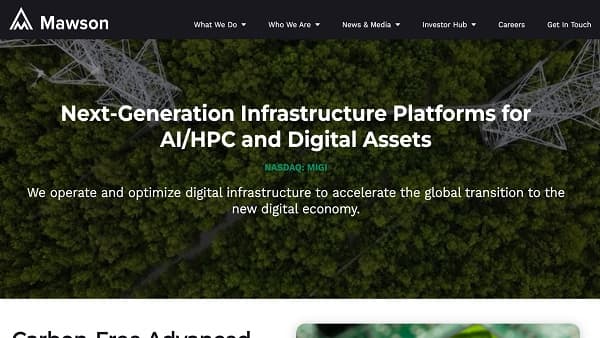 Mawson Infrastructure Group Provides Operational Update and Nasdaq Compliance Progress