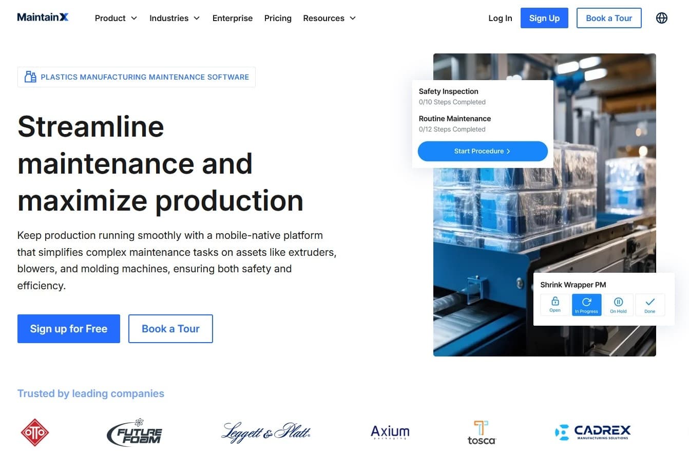 Maintenance Software Revolutionizes Plastics Manufacturing Efficiency