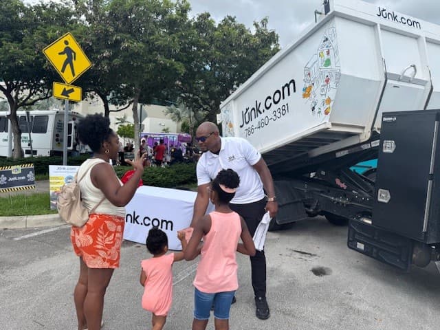 Junk.com Engages Community at Pembroke Pines Touch-a-Truck Event