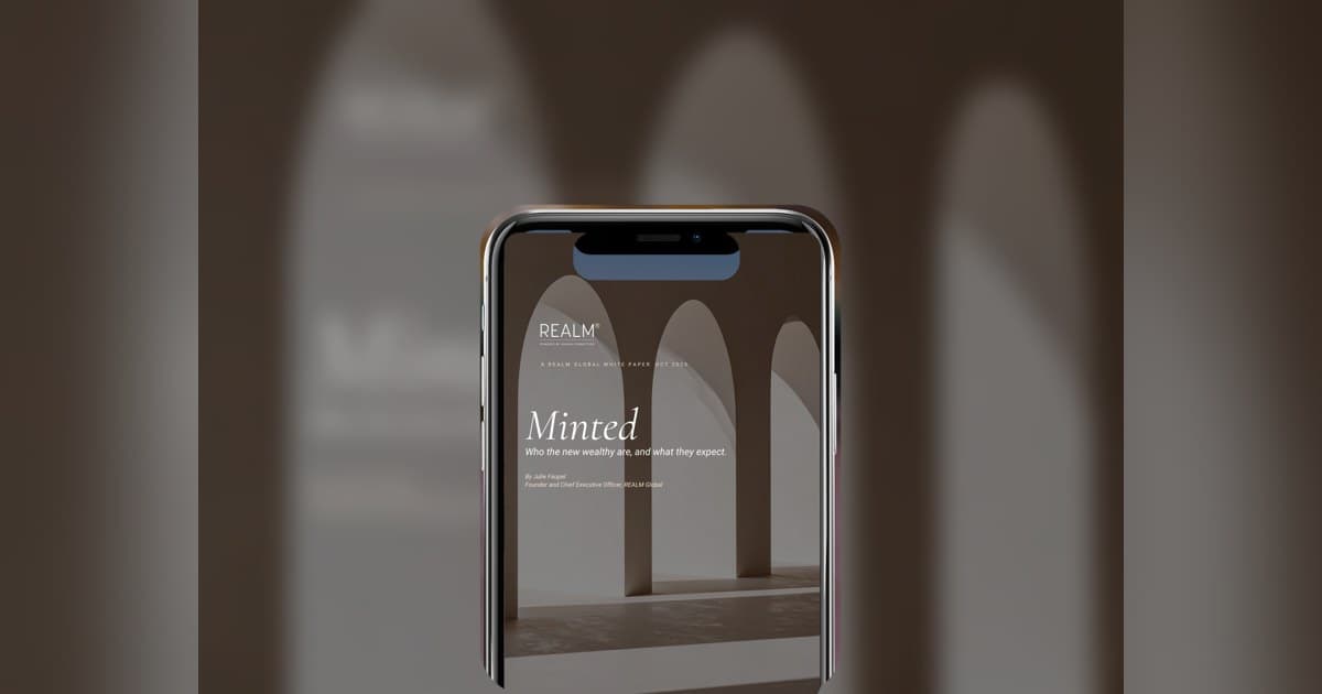 REALM White Paper 'Minted' Defines the New Wealthy and the Trust Gap Facing Luxury Advisors
