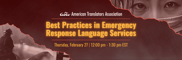 ATA Hosts Critical Roundtable on Emergency Response Language Services