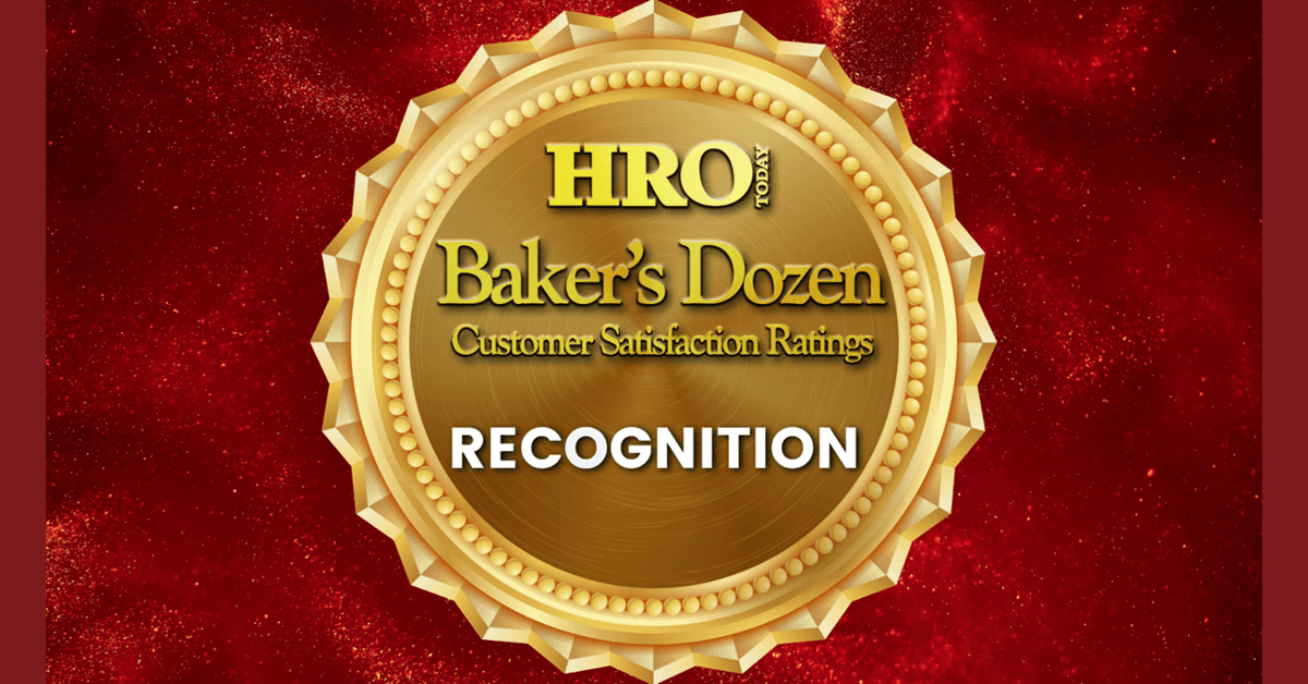 HRO Today Announces 2025 Baker's Dozen Customer Satisfaction Ranking for Recognition Services