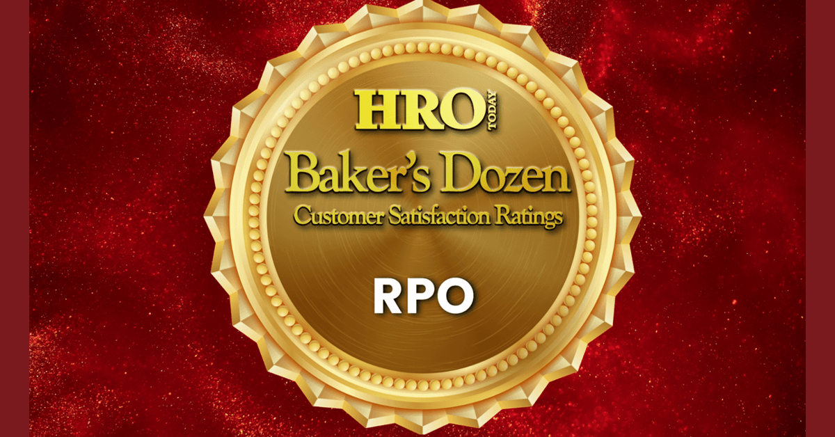 HRO Today Announces 2025 Baker's Dozen Customer Satisfaction Ranking for RPO Providers