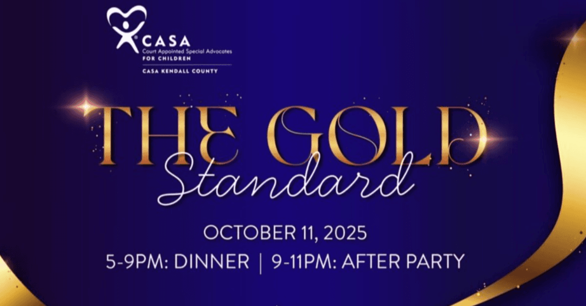 CASA Kendall County Hosts Gold Standard Gala to Support Children in Crisis