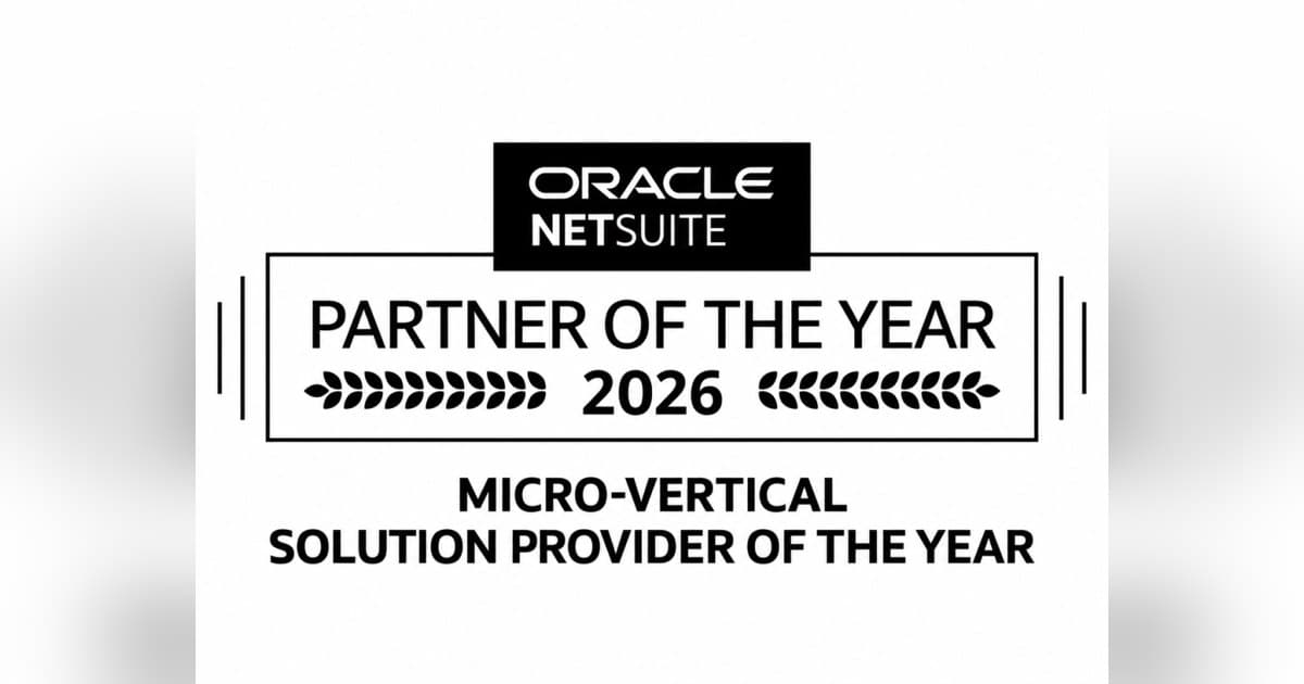 GVO Wins NetSuite Micro-Vertical Partner of the Year for Second Time in Three Years